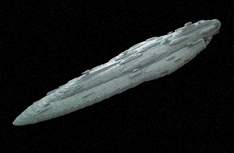 Illustration for article titled 52-pound Lego Mon Calamari Star Cruiser Can Kill Darth Vader on Impact